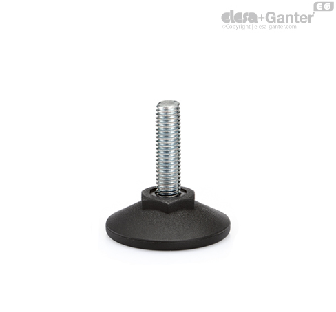 LX Stopy niewahliwe Stal ocynkowana | Elesa+Ganter